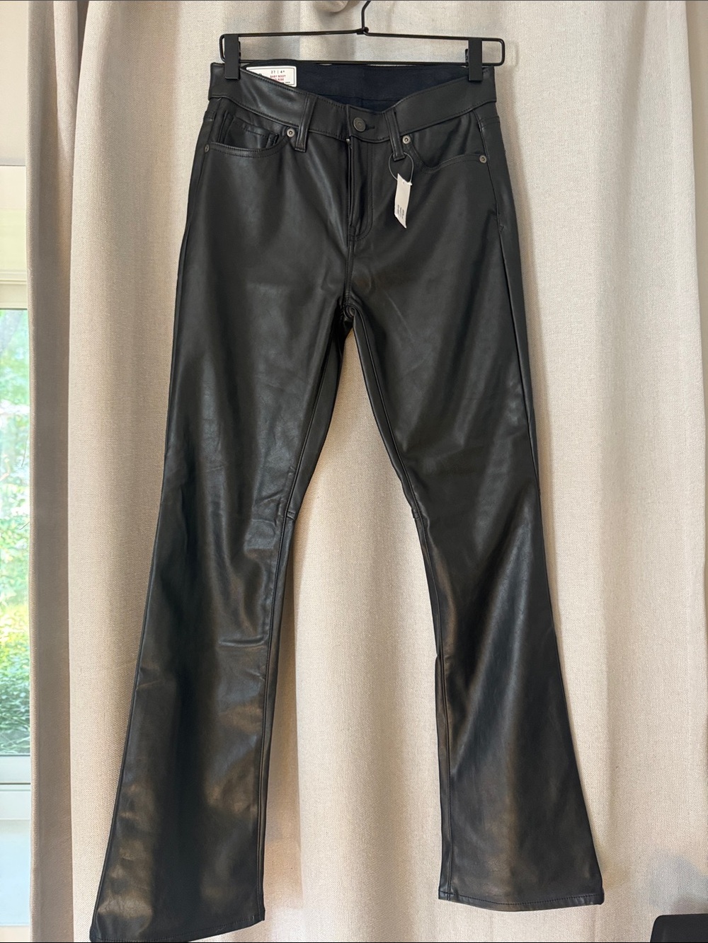 Gap Black Leather  Pant